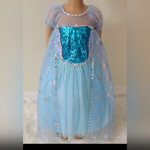 "Deluxe Inspired Elsa Dress"